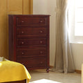 Brown 5-Drawer Youth Chest P916
