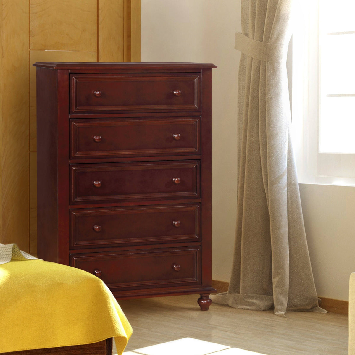 Brown 5-Drawer Youth Chest P916