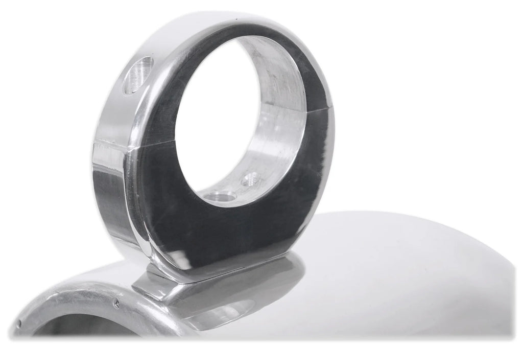 8” Polished Silver Aluminum Wakeboard Tower Speaker Enclosures R17526