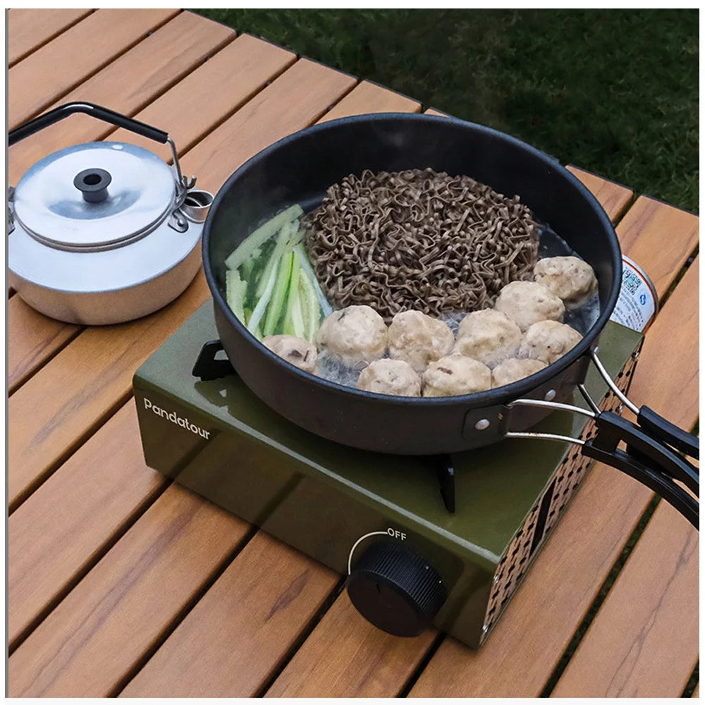 2000W Portable Outdoor Camping Metal Stove with Storage Bag U418795