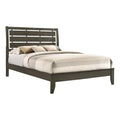 Mod Gray Wood Eastern King Panel Bed G511