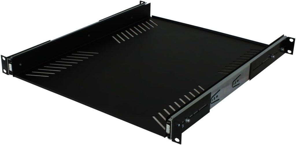 Sliding Rack Tray Equipment Shelf for 1 Rack Space, 15 Inch Deep, Pack of 2 Y342888