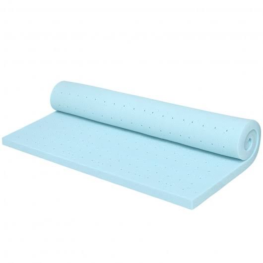 Queen Size Gel Memory Foam Mattress Topper M643