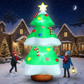 8 FT Christmas Inflatable Santa Claus with Gift Bag, Built-in LED Lights L164