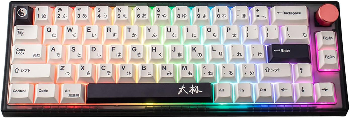 RGB Mechanical Keyboard 66keys Hot-Swappable Yellow Switch G3689