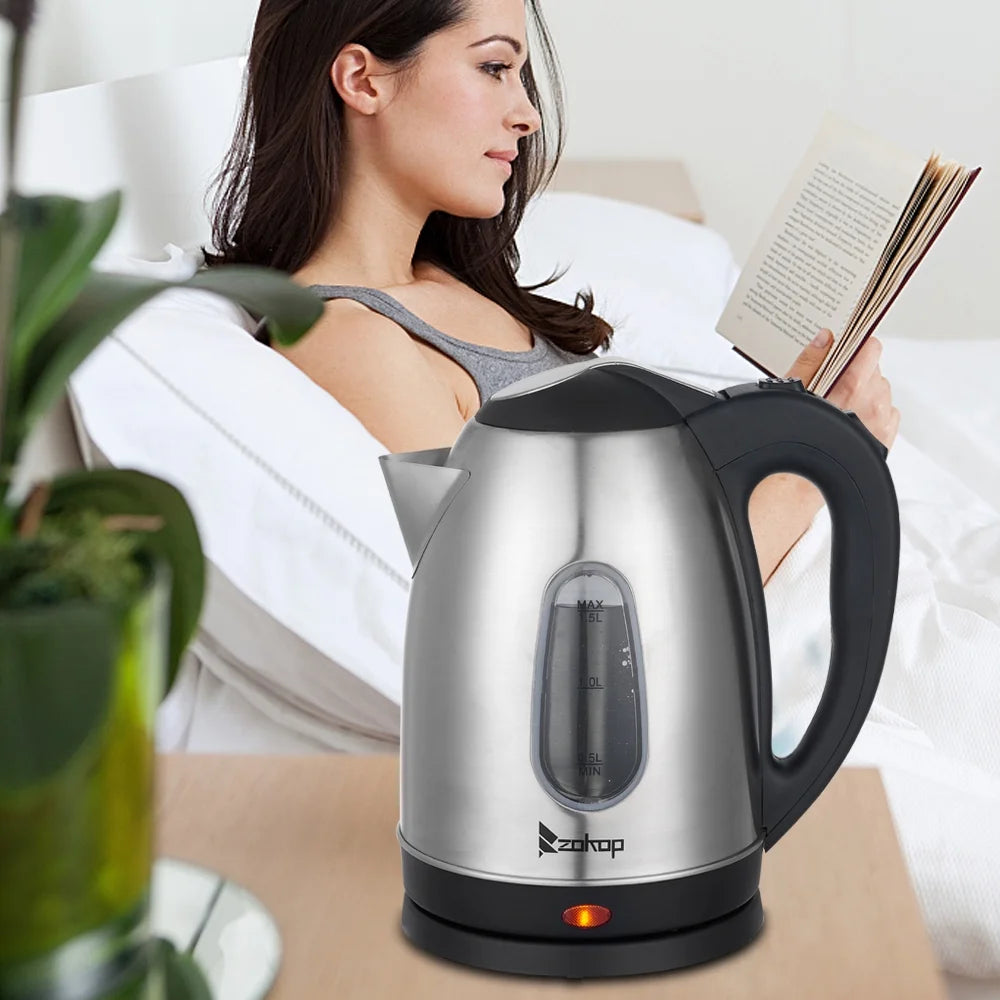 1200W 1.5L Stainless Steel Electric Kettle L459117