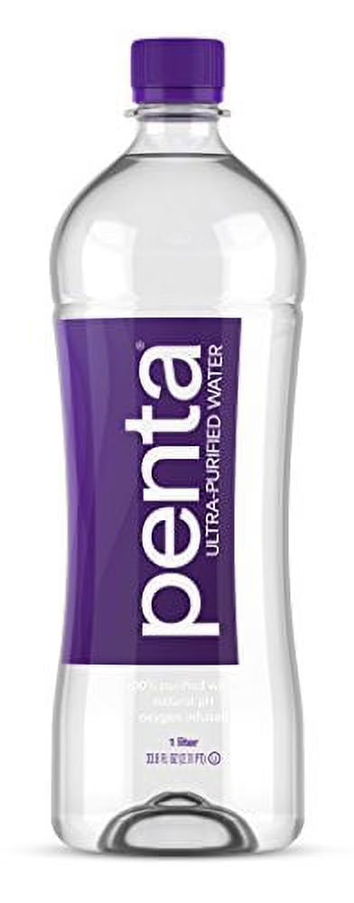 Purified Bottled Water, 33.8 Ounce (Pack of 12) P44336