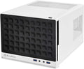 White & Black Mini-ITX Computer Case with Mesh Front Panel T929895