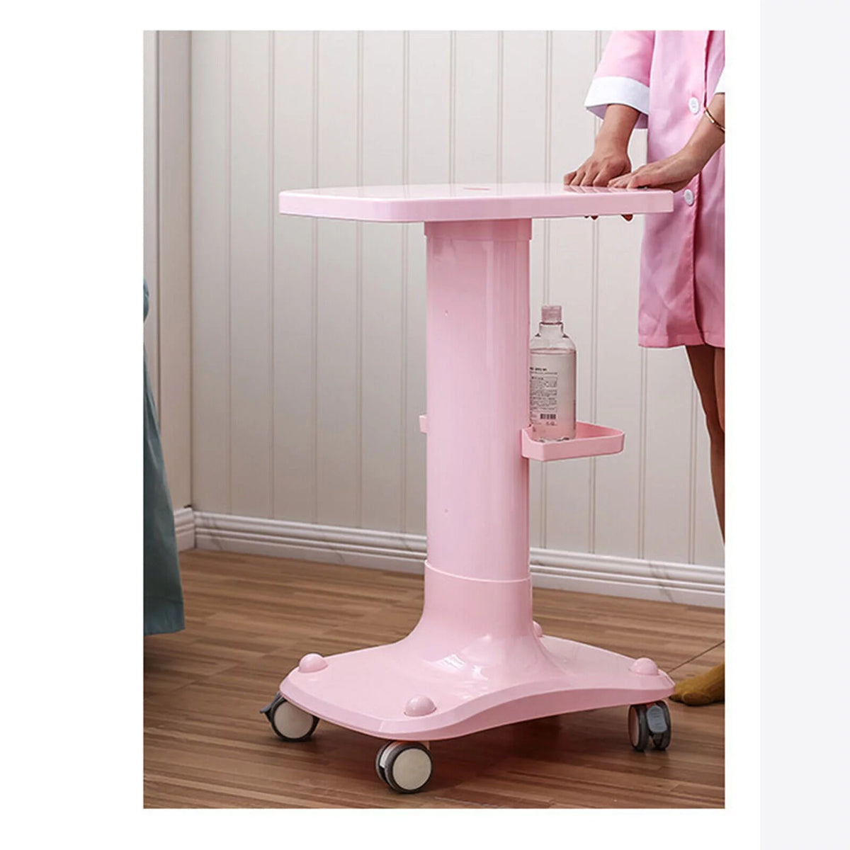 Pink Rolling Cart Beauty Salon Trolley Q3031