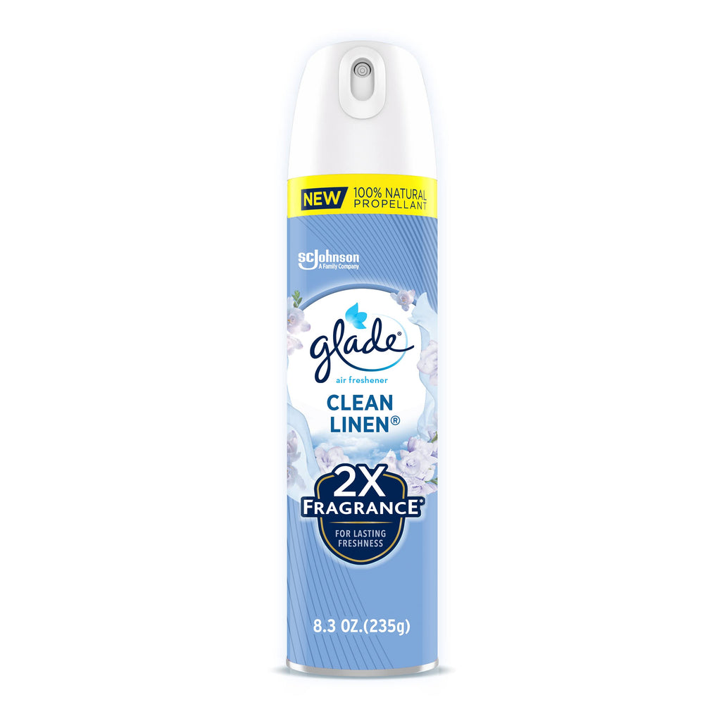 8.3 Oz Clean Linen Room Air Freshener Spray, Pack of 48 V287