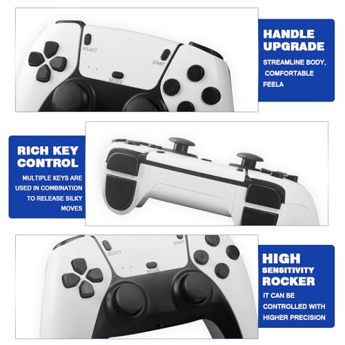 Wireless Retro Game Console with 20000+ Games, 64G, 9 Emulators, Dual Controllers V6559