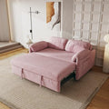 54'' Velvet 2-Seater Pull Out Sofa Bed with Storage Pockets D866193