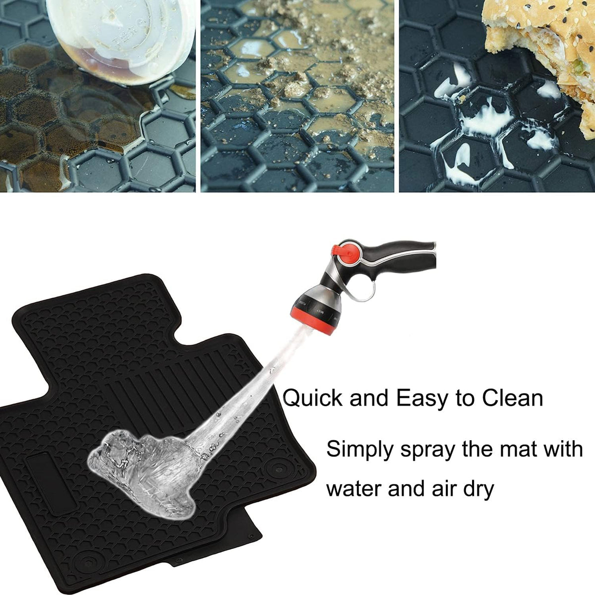 All Weather Rubber Floor Mats & Cargo Liners Set L8999