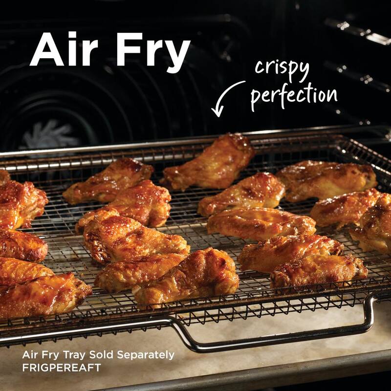 30 in. 5 Burner Freestanding Gas Range in Black Stainless Steel with True Convection and Air Fry J18013