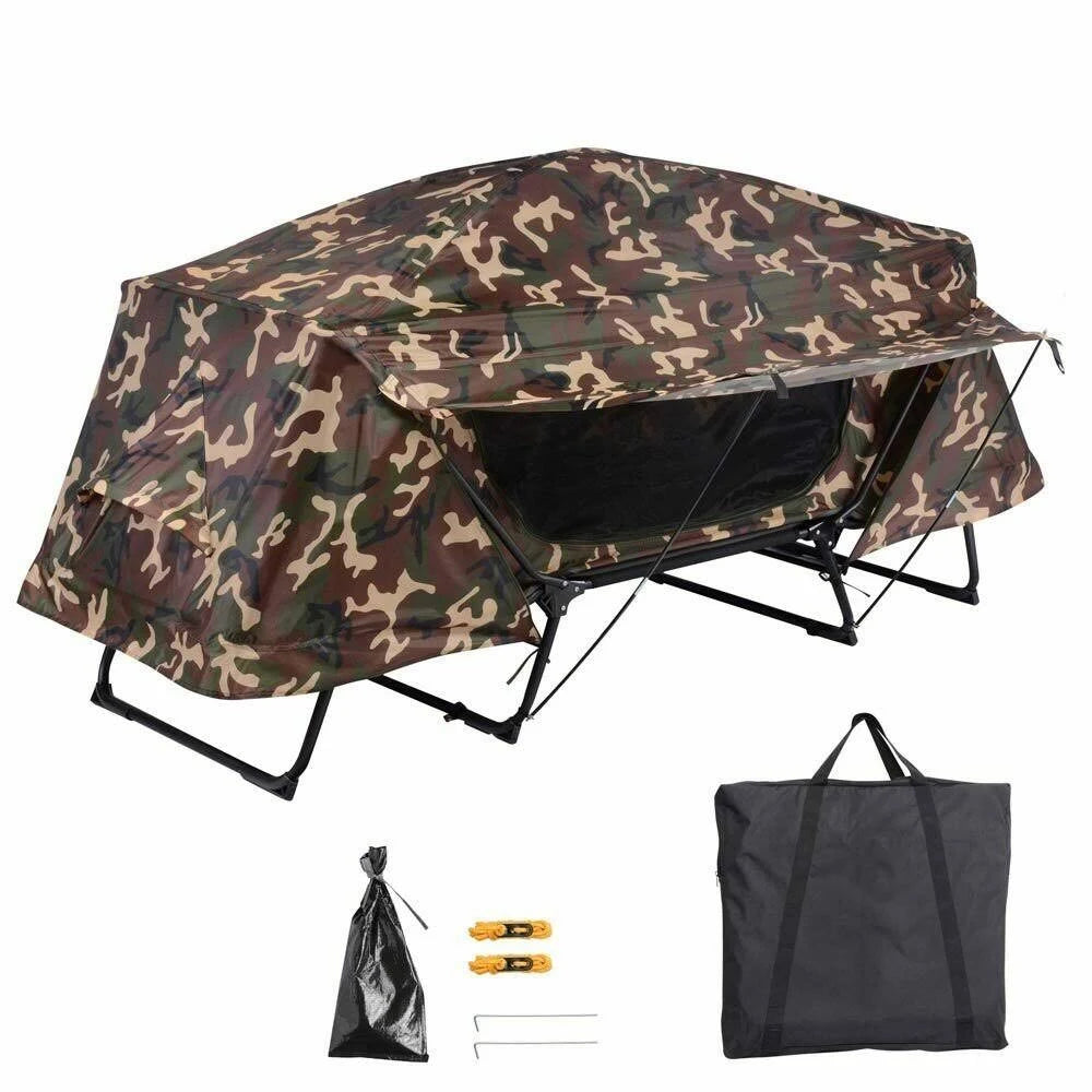 Folding Camping Tent Cot with Rain Fly Y8928