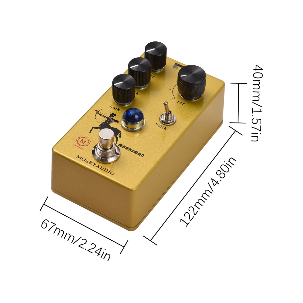 Overdrive/Preamp/Booster Pedal for Electric Guitar Y1508