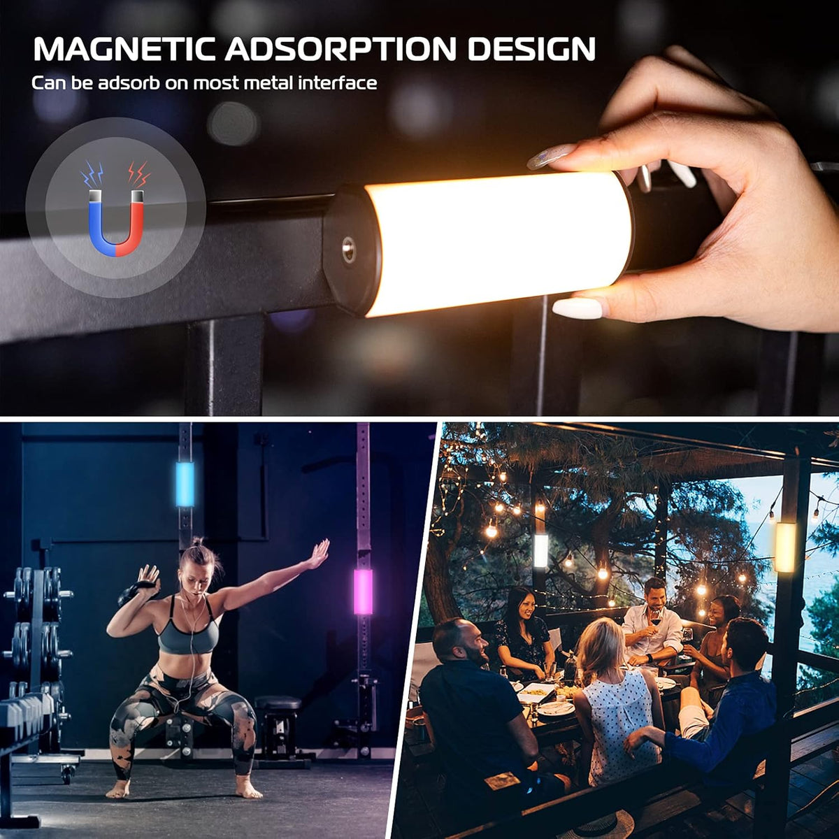 RGB LED Video Light Wand with LCD T429704