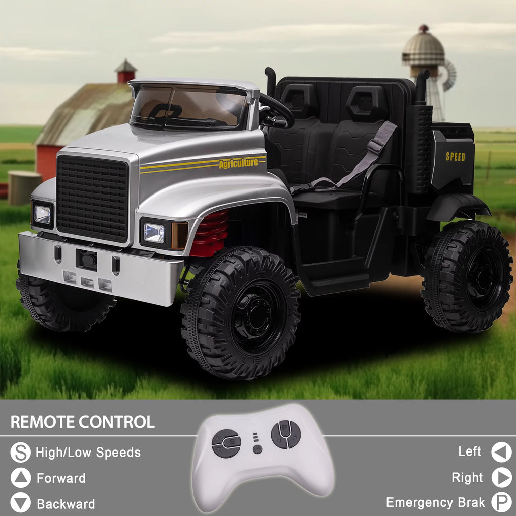 24V 2 Seater Ride on Dump Truck Q426