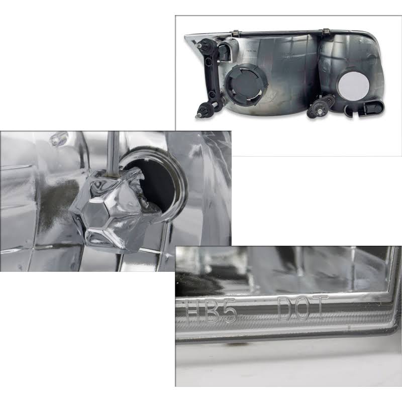 Chrome Euro Headlights for Ford Crown Victoria Z737