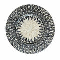 Black Mosaic 2 Piece Charger Set Y4561