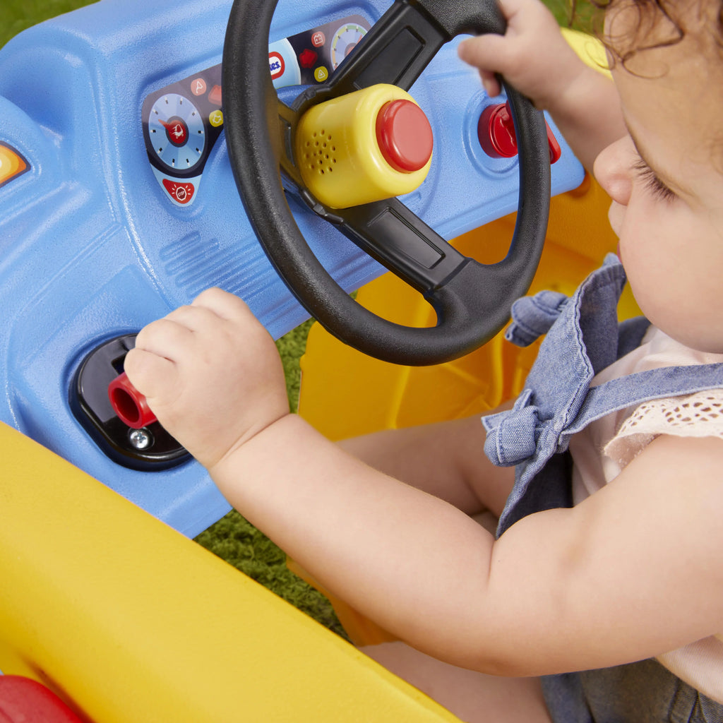 School Bus Climber and Slide with Interactive Dashboard J40525