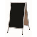 Composite Sidewalk Chalkboard Aluminum U52946