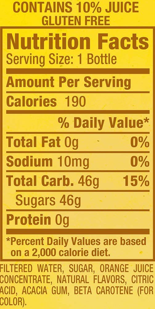 Orangeade 16 fl oz 24 Plastic Bottles K336