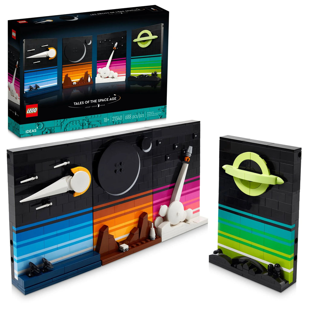 Building Set 4 Connectible 3D Postcard Models R4087