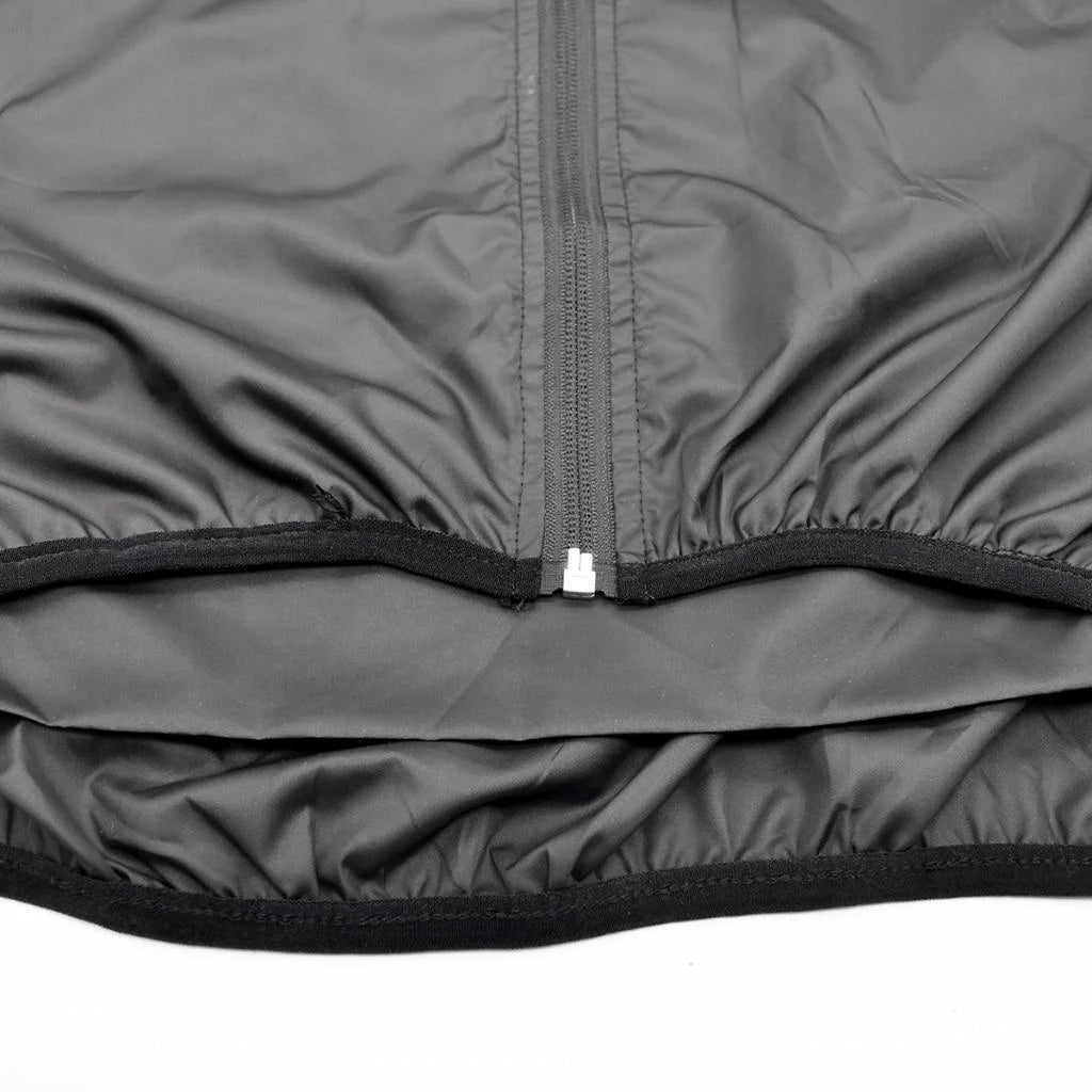 Black XXL Windproof Long-Sleeve Riding Jacket O810600