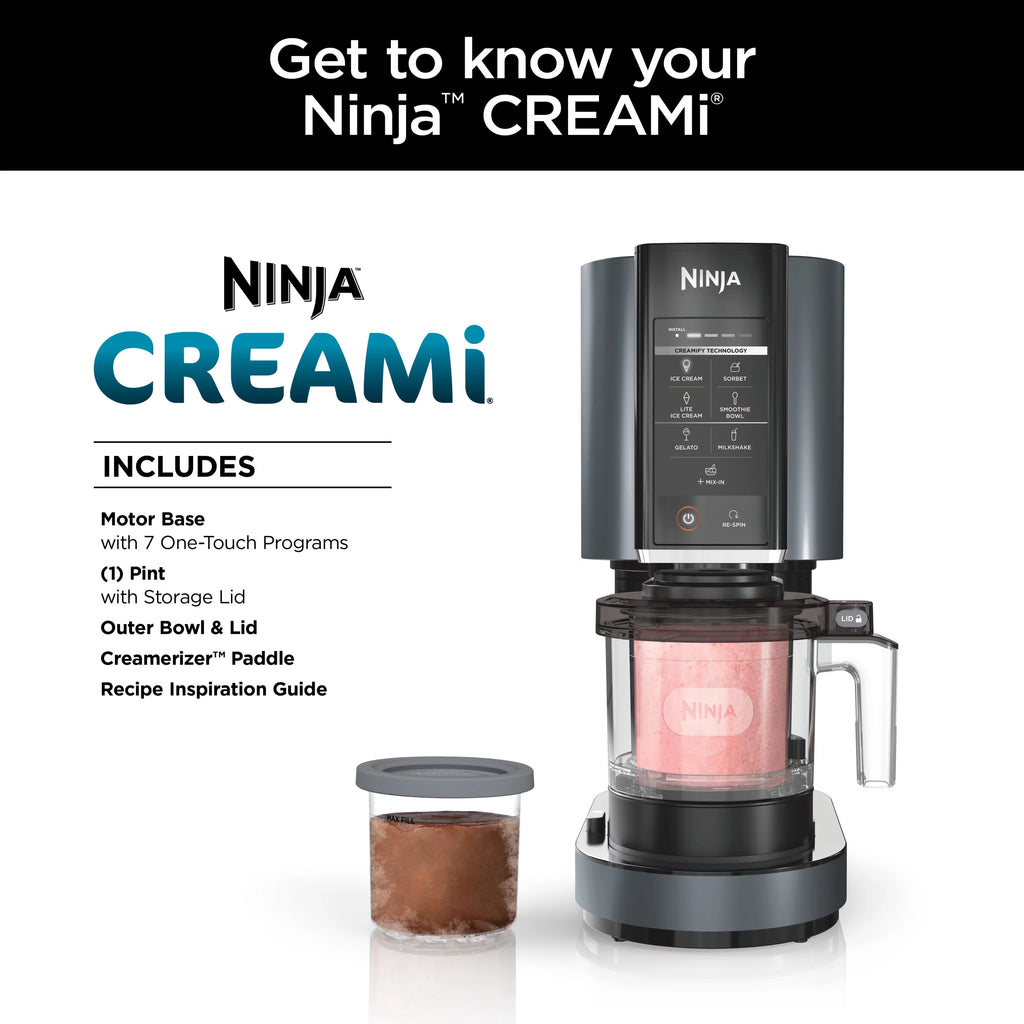 Silver Ice Cream Maker, 7 One-Touch Programs G23174