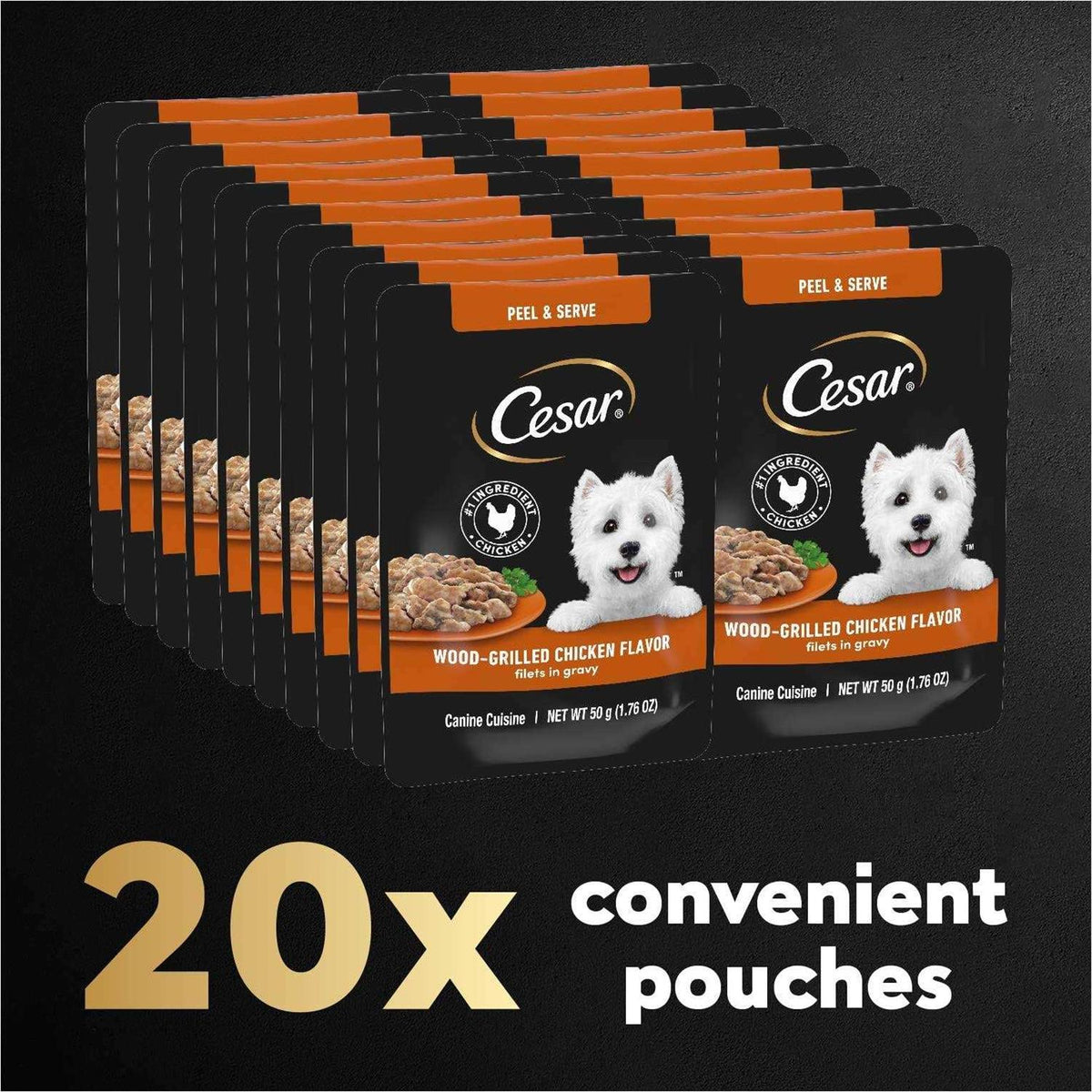 Wood-Grilled Chicken Flavor Wet Dog Food P6901