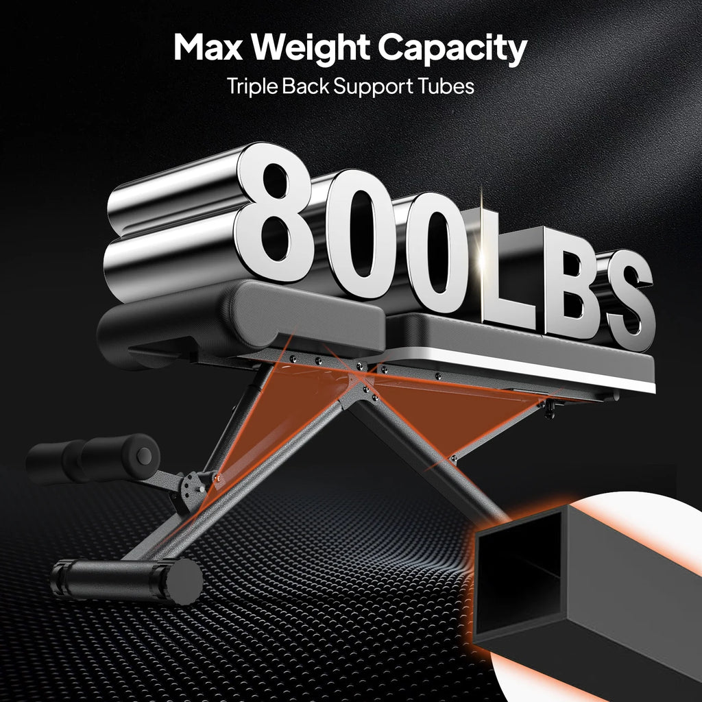 Foldable Adjustable Weight Bench Q159