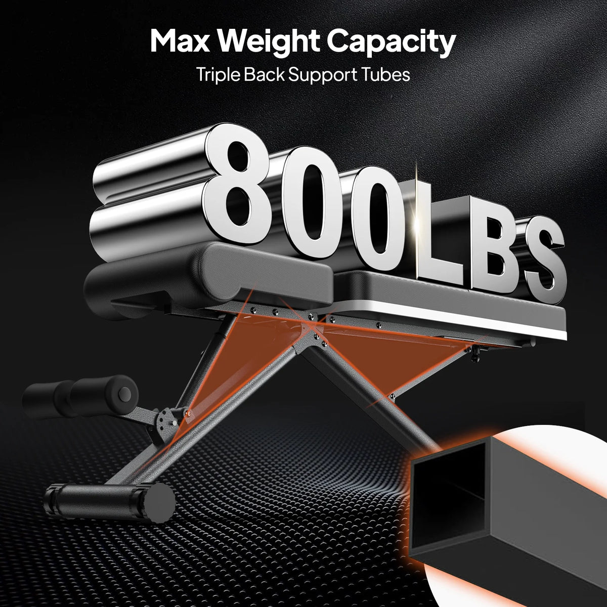 Foldable Adjustable Weight Bench Q159