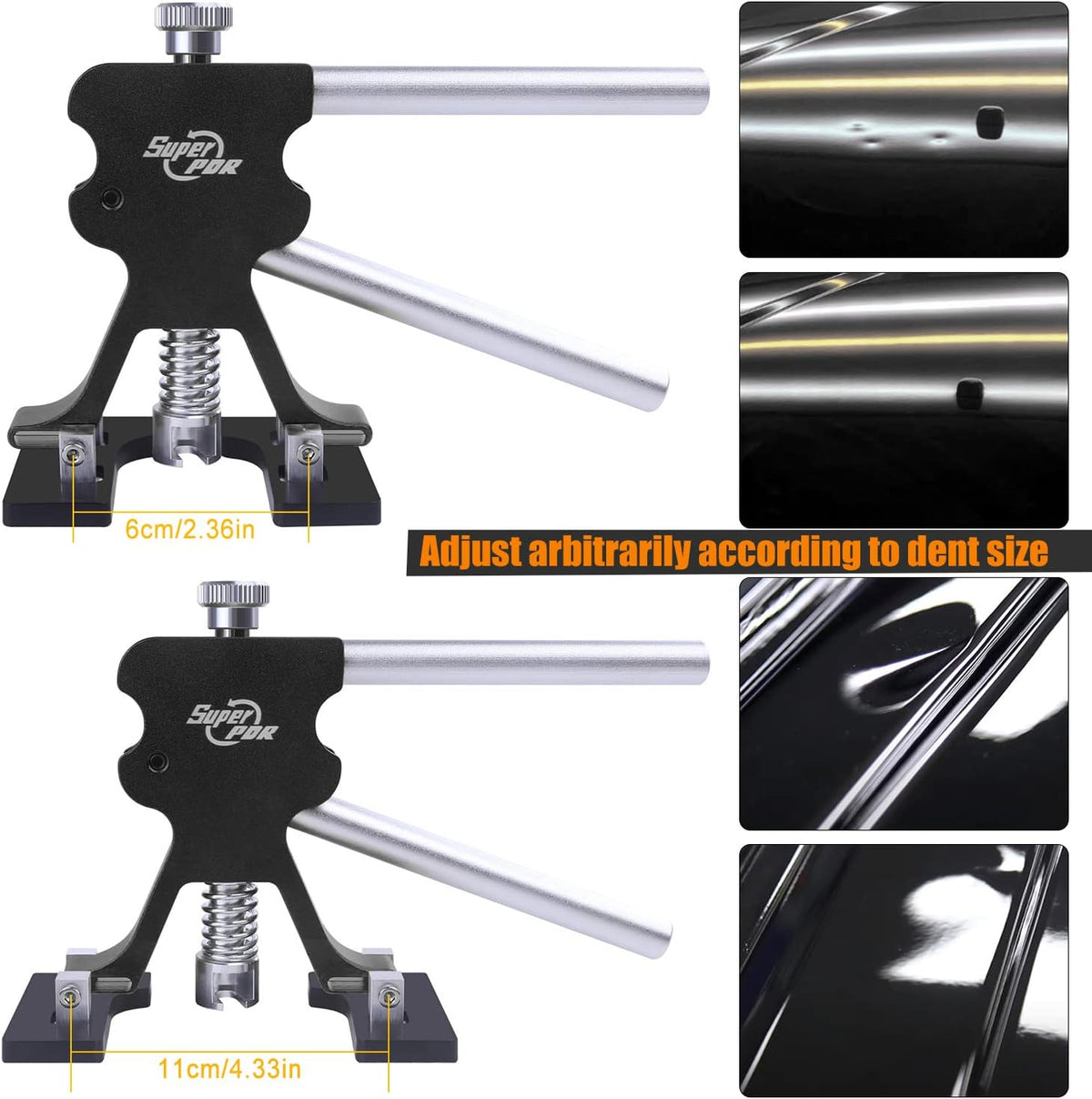 Auto Dent Puller Kit with 2 in 1 Slide Hammer T8660