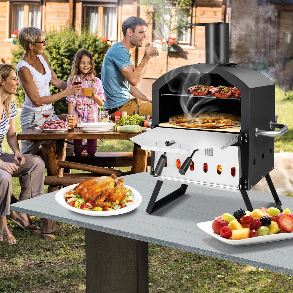 Wood Fired Pizza Oven with Waterproof Cover F534