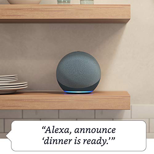 Echo with premium sound, smart home hub, and Alexa, Charcoal D327188