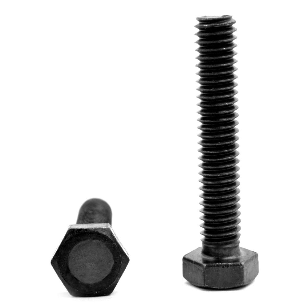 1/4-20 x 3 FT Coarse Thread Grade 8 Hex Tap Bolt Alloy Steel Black Oxide I545092