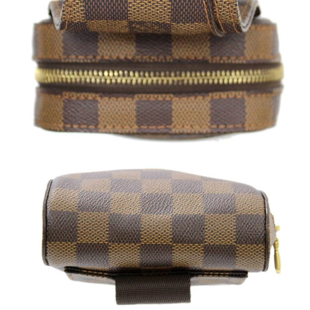 Pre-Owned Damier Ebene Waist Pouch Body Bag Y49668