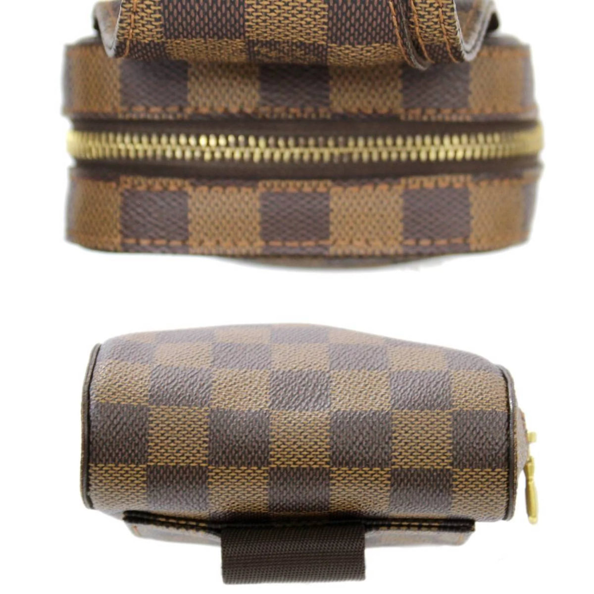 Pre-Owned Damier Ebene Waist Pouch Body Bag Y49668