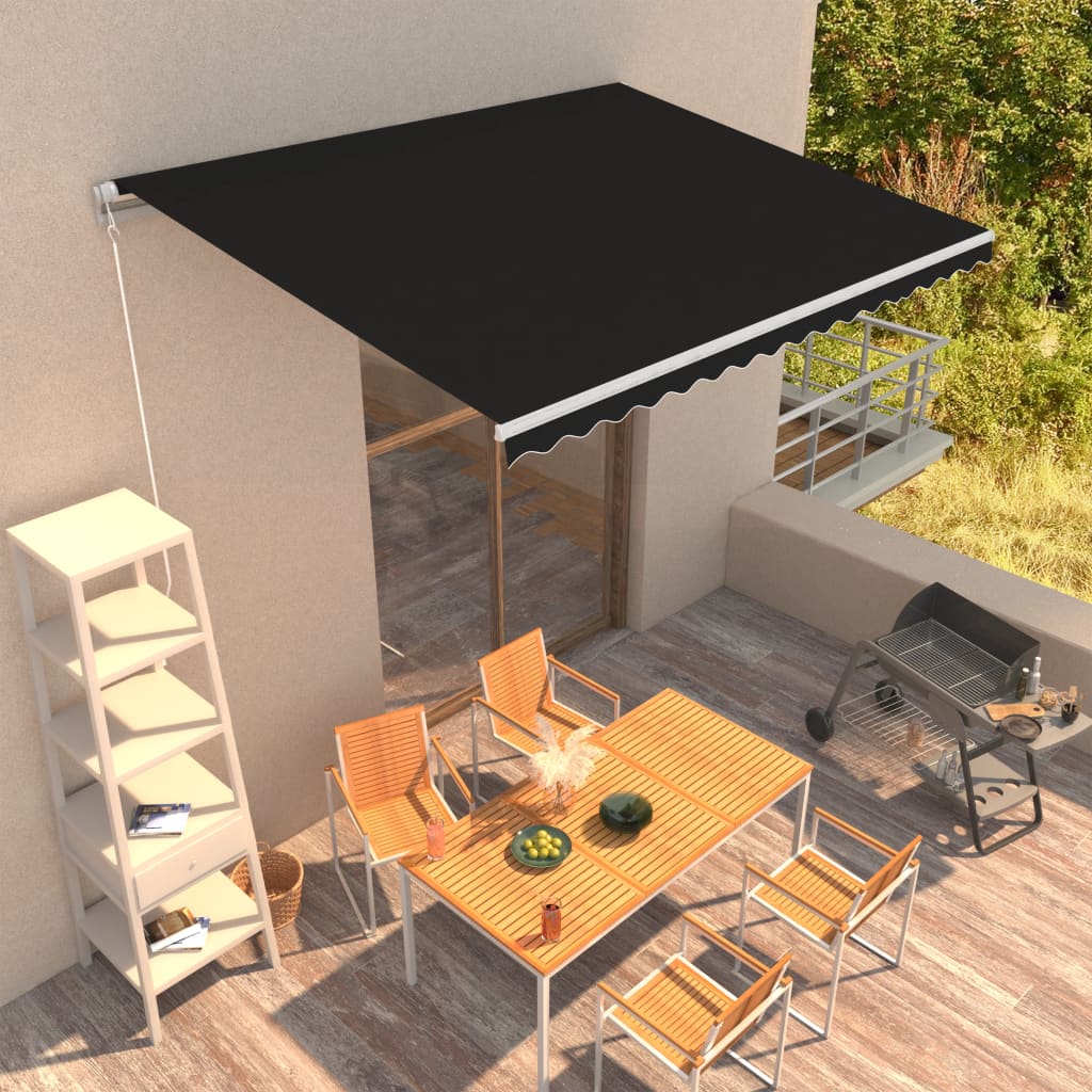 Weather-resistant Door Canopy with White Frame M682