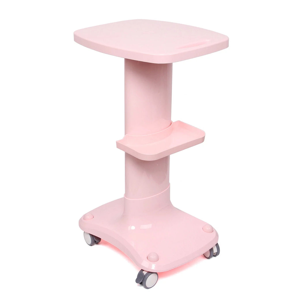 Pink Rolling Cart Beauty Salon Trolley Q3031