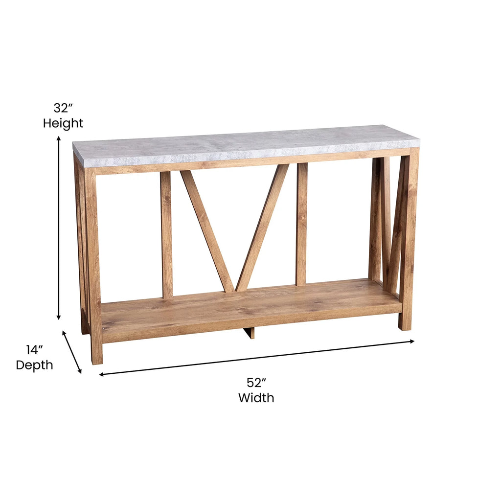 2-Tier Console Accent Table V1239