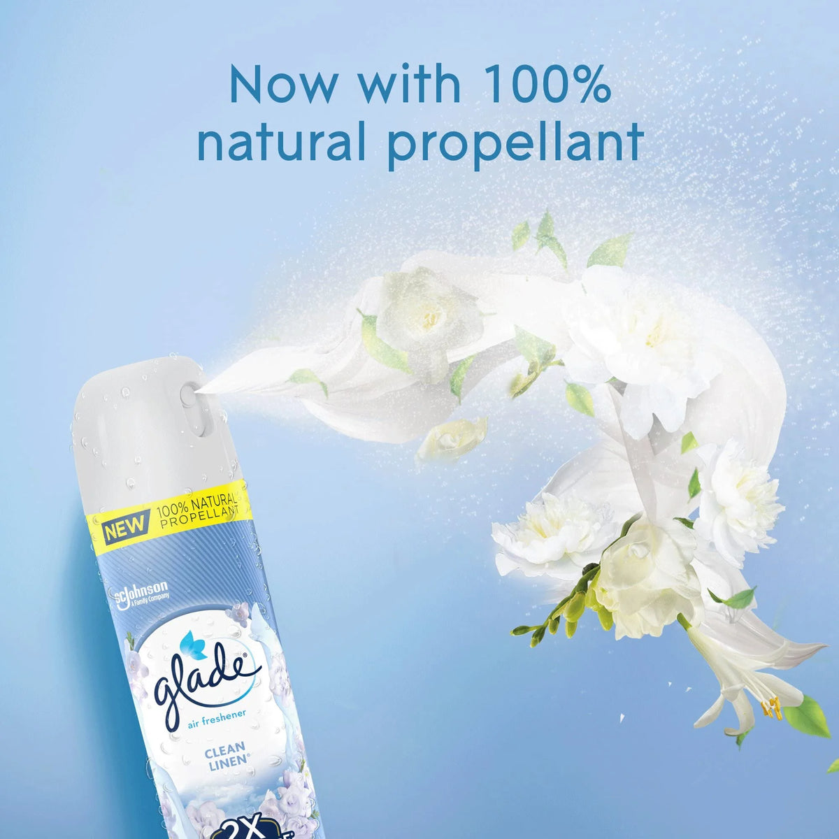8.3 Oz Clean Linen Room Air Freshener Spray, Pack of 48 V287