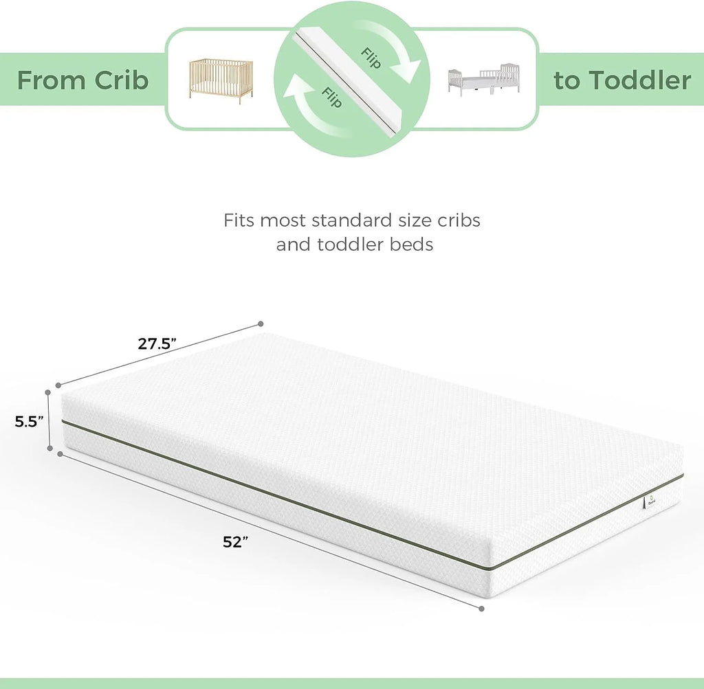 5.5 inch Foam Crib and Toddler Mattress U985649