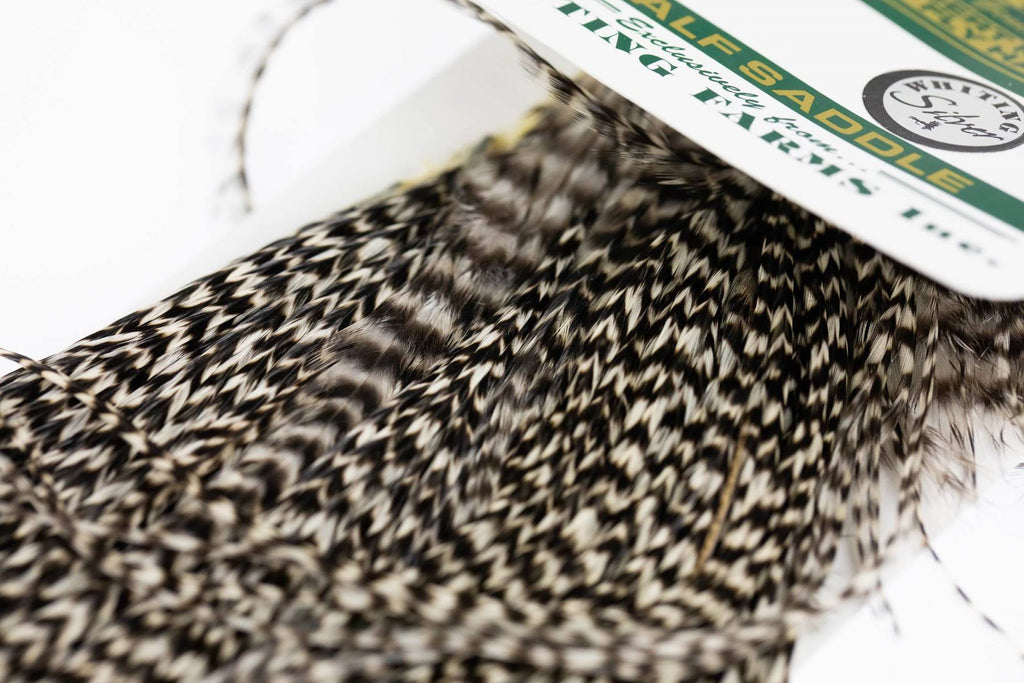 Hackle 1/2 Saddle - Dark Gray Dun L396
