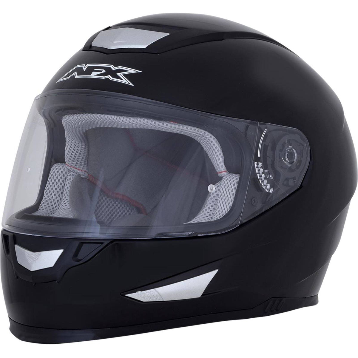Gloss Black Solid Helmet D964