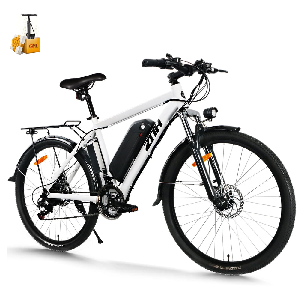 Electric Mountain Bike 350W 21 Speed Black I637256