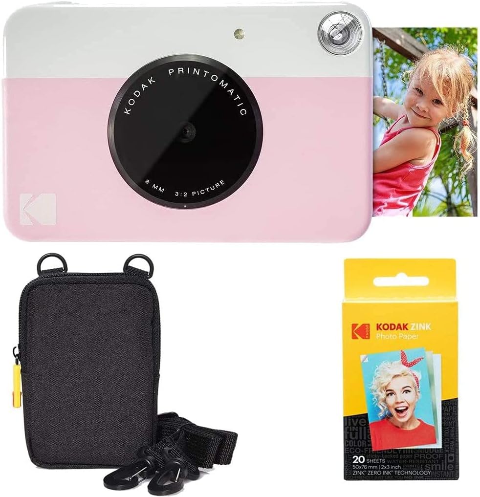 Instant Camera + Zink Paper + Case I8216
