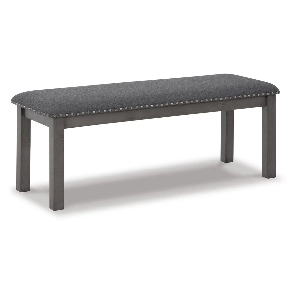Antique Gray Wood Bench Q38806