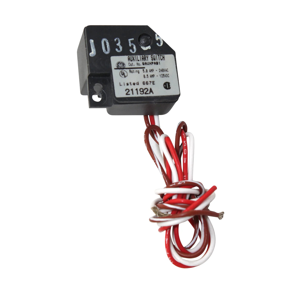 Auxiliary Switch; 5 Amp At 240 Volt Ac, 0.5 Amp At 125 Volt Dc R9969